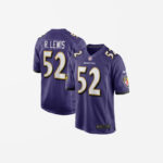 Men's Baltimore Ravens Ray Lewis Retired Player Jersey Purple