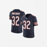 Mens Chicago Bears David Montgomery Game Vapor Jersey Navy