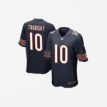 Men's Chicago Bears Mitchell Trubisky Game Jersey Navy Blue