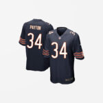 Men's Chicago Bears Walter Payton Game Jersey Navy Blue