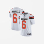 Men's Cleveland Browns Baker Mayfield Limited Player Jersey White