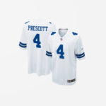 Men's Dallas Cowboys Dak Prescott Game Jersey White