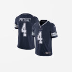 Men's Dallas Cowboys Dak Prescott Limited Player Jersey Navy Blue