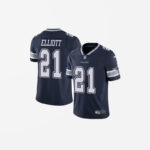 Men's Dallas Cowboys Ezekiel Elliott Navy Limited Player Jersey Blue