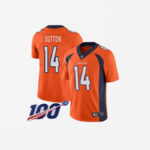 Men's Denver Broncos Courtland Sutton Vapor 100th Anniversary Jersey Orange