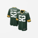 Men's Green Bay Packers Clay Matthews Game Jersey Green