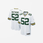 Men's Green Bay Packers Clay Matthews Game Jersey White
