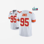 Men's Kansas City Chiefs Chris Jones Super Bowl 57 Game Vapor Jersey White