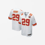 Men's Kansas City Chiefs Eric Berry Game Jersey White