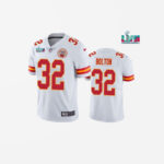 Men's Kansas City Chiefs Nick Bolton Super Bowl 57 Game Vapor Jersey White