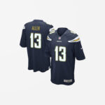 Men's Los Angeles Chargers Keenan Allen Game Jersey Navy Blue