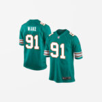 Men's Miami Dolphins Cameron Wake Alternate Game Jersey Aqua Green
