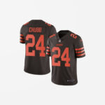 Men's Nick Chubb Cleveland Browns Game Vapor Jersey Brown