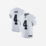 Men's Oakland Raiders Derek Carr Limited Player Jersey White