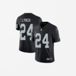 Men's Oakland Raiders Marshawn Lynch Limited Player Jersey Black