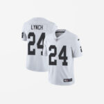 Men's Oakland Raiders Marshawn Lynch Limited Player Jersey White