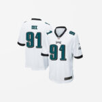 Men's Philadelphia Eagles Fletcher Cox Game Jersey White
