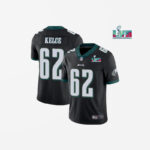 Men's Philadelphia Eagles Jason Kelce Super Bowl 57 Game Vapor Jersey Black