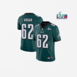 Men's Philadelphia Eagles Jason Kelce Super Bowl 57 Game Vapor Jersey Green