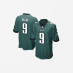 Men's Philadelphia Eagles Nick Foles Game Jersey Midnight Green