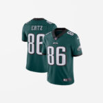 Men's Zach Ertz Philadelphia Eagles 100th Season Vapor Limited Jersey Midnight Green