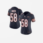 Women's Chicago Bears Roquan Smith Navy Blue Team Color 100th Season Limited Football Jersey