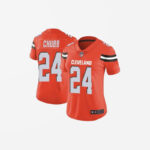 Women's Cleveland Browns Nick Chubb Game Vapor Jersey Orange