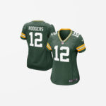 Women's Green Bay Packers Aaron Rodgers Game Jersey Green