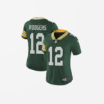 Women's Green Bay Packers Aaron Rodgers Green Limited Player Jersey Green