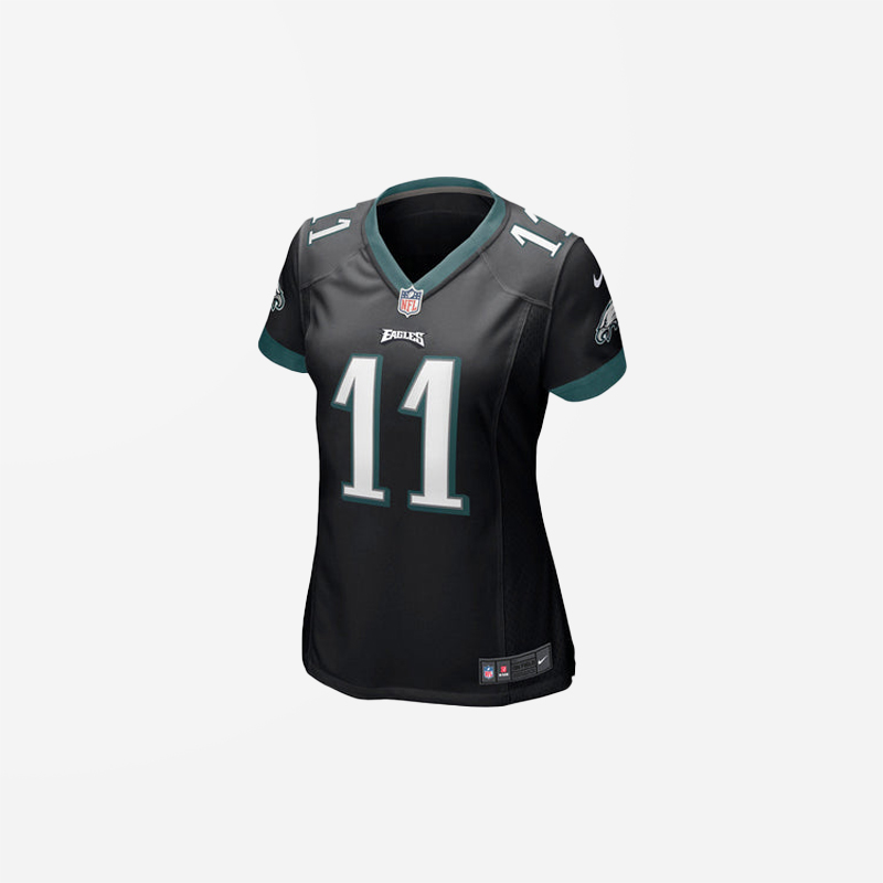 Women's Philadelphia Eagles A.J. Brown Player Game Jersey Black 1
