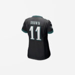 Women's Philadelphia Eagles A.J. Brown Player Game Jersey Black 2