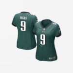 Women's Philadelphia Eagles Nick Foles Game Jersey Midnight Green