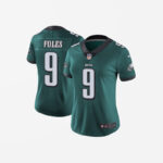 Women's Philadelphia Eagles Nick Foles Limited Player Jersey Midnight Green