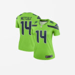 Women's Seattle Seahawks DK Metcalf Legend Jersey Neon Green