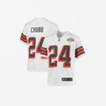 Youth Cleveland Browns Nick Chubb 1946 Collection Alternate Game Jersey White