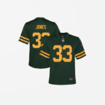 Youth Green Bay Packers Aaron Jones Alternate Game Player Jersey Green