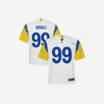 Youth Los Angeles Rams Aaron Donald Alternate Game Jersey White