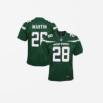Youth New York Jets Curtis Martin Game Jersey Gotham Green