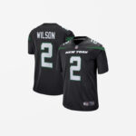 Youth New York Jets Zach Wilson Alternate Game Jersey Black