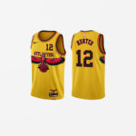 Men's Atlanta Hawks De'Andre Hunter City Edition Jersey - Yellow