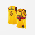 Men's Atlanta Hawks Dejounte Murray City Edition Jersey - Yellow