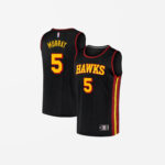 Men's Atlanta Hawks Dejounte Murray Statement Edition Jersey - Black