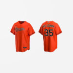 Men's Baltimore Orioles Adley Rutschman Cool Base Replica Alternate Jersey - Orange