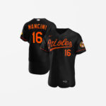 Mens Baltimore Orioles Trey Mancini Cool Base Replica Jersey Black