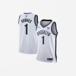 Men's Brooklyn Nets Mikal Bridges Association Jersey - White