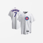 Men's Chicago Cubs Dansby Swanson Cool Base Replica Home Jersey - White