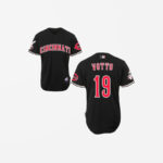 Mens Cincinnati Reds Joey Votto Cool Base Replica Jersey Black