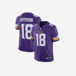 Mens Minnesota Vikings Justin Jefferson Vapor Jersey Purple