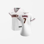 Women's Arizona Diamondbacks Corbin Carroll Cool Base Replica Home Jersey - White