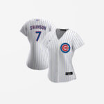 Women's Chicago Cubs Dansby Swanson Cool Base Replica Home Jersey - White